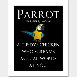 Parrot Definition Posters and Art